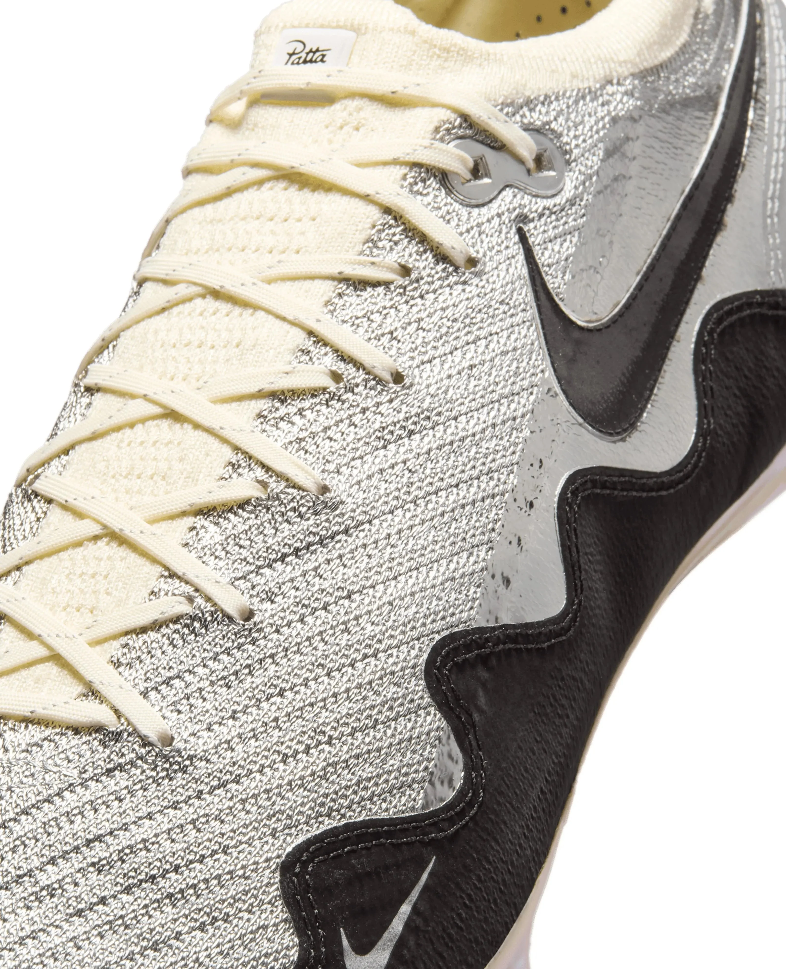 Patta x Nike Mercurial Vapor 16 Elite (Chrome/Black-White) - Image 10