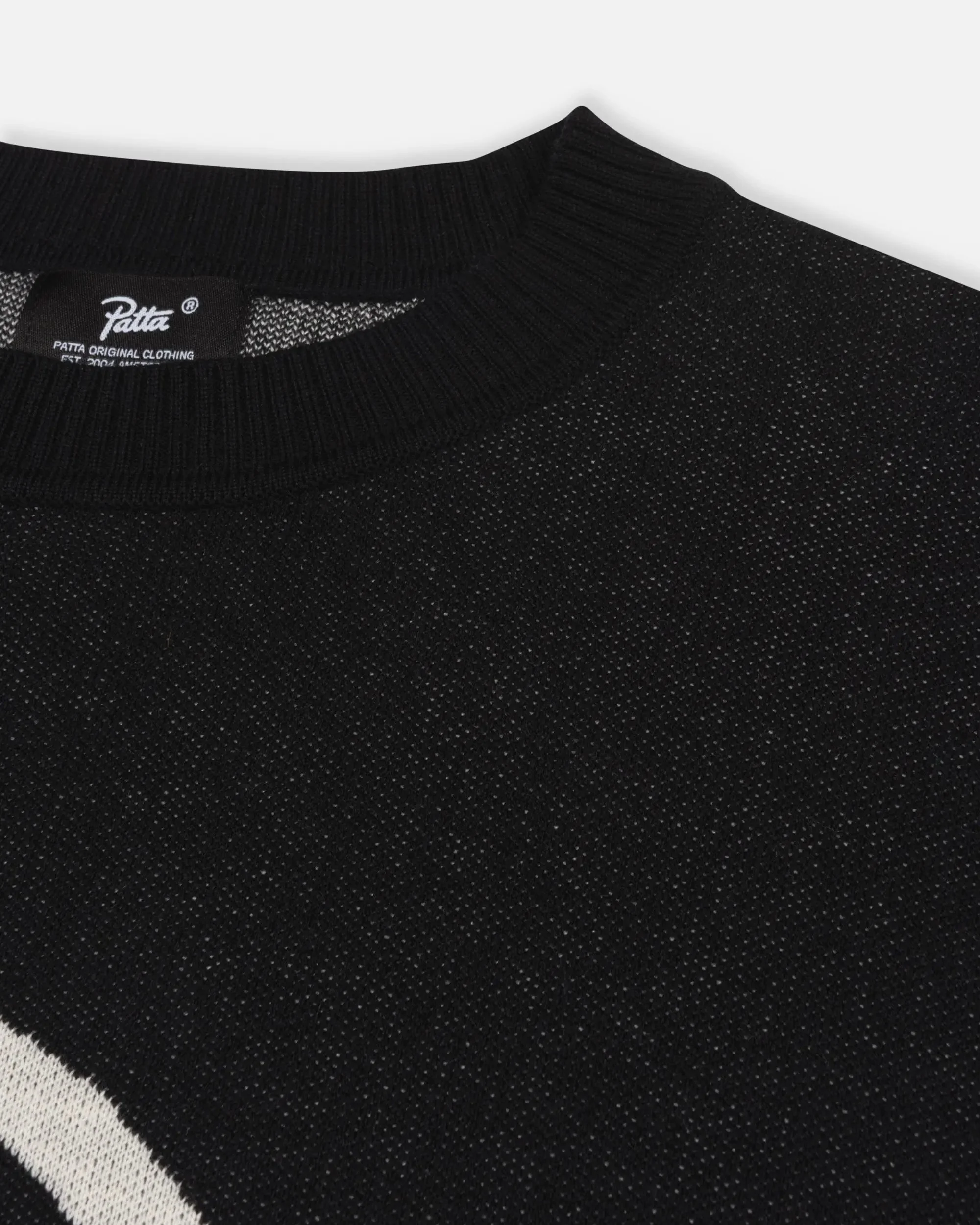 Patta Hearted Jumper (Black) - Image 5