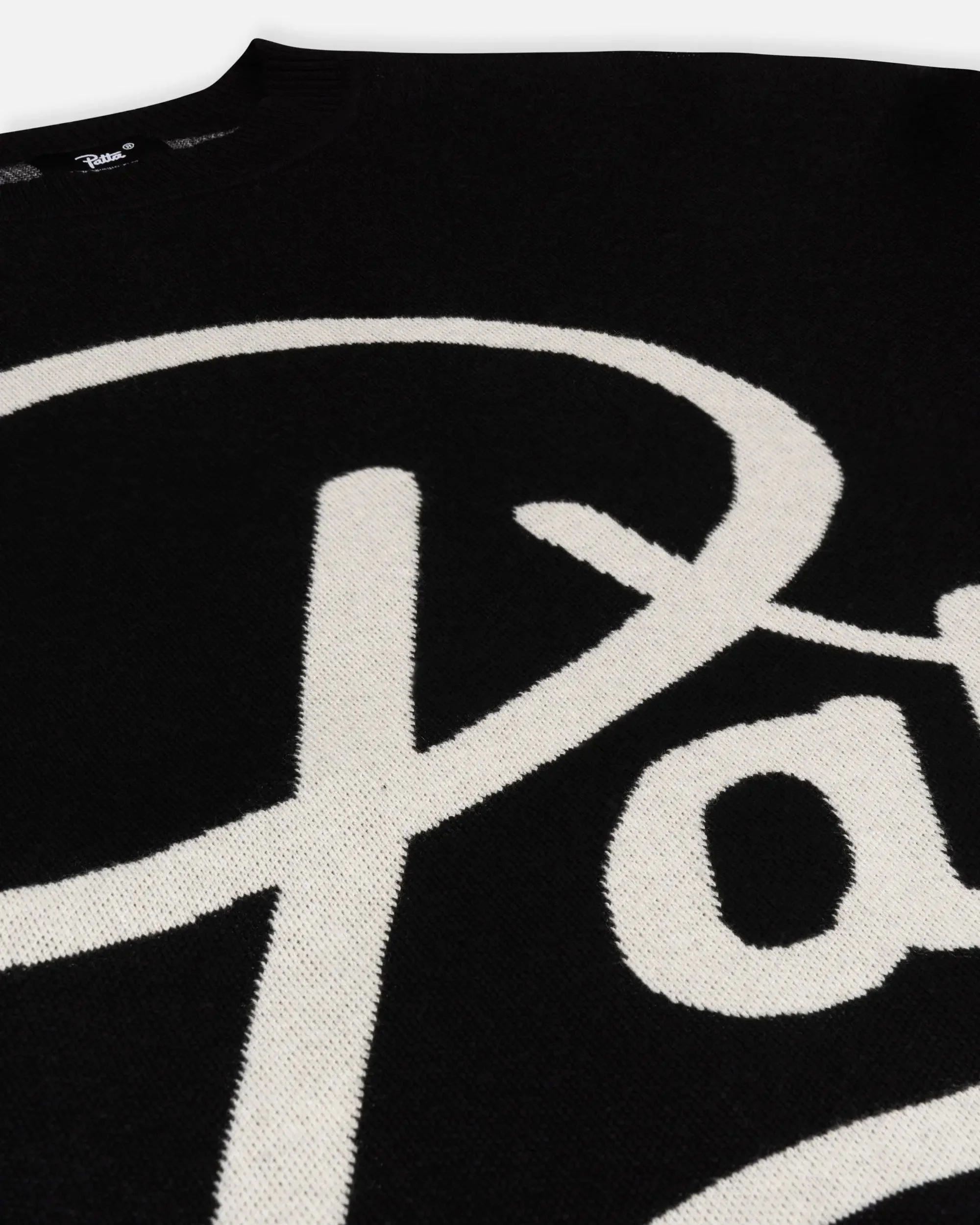 Patta Hearted Jumper (Black) - Image 6