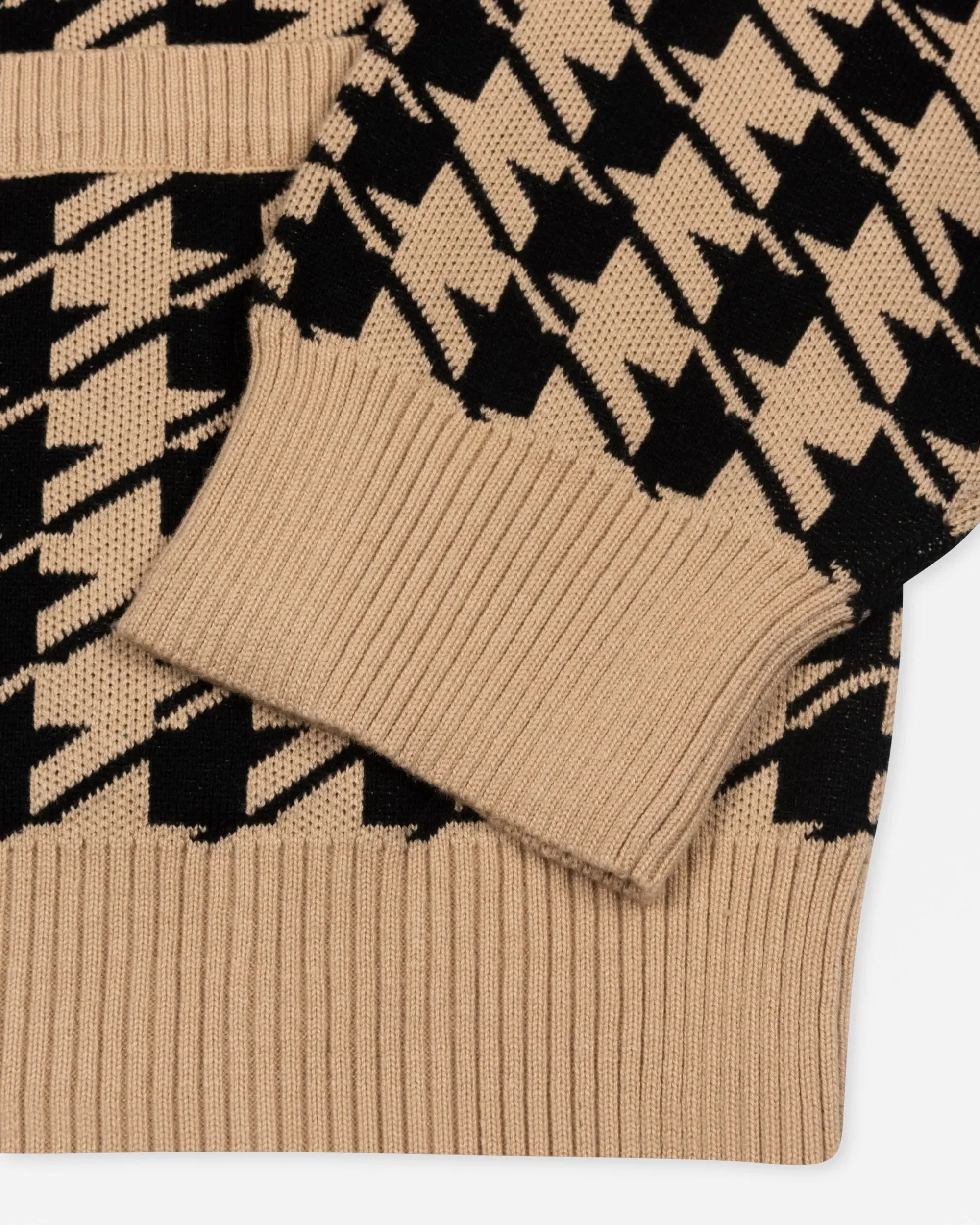 Patta Houndstooth Cardigan (Irish Cream) - Image 8