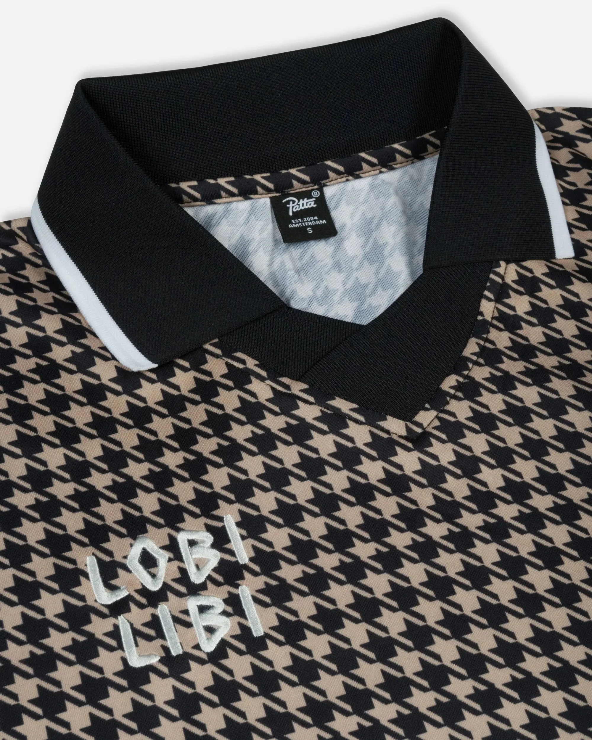 Patta Houndstooth Football Jersey (Irish Cream) - Image 4