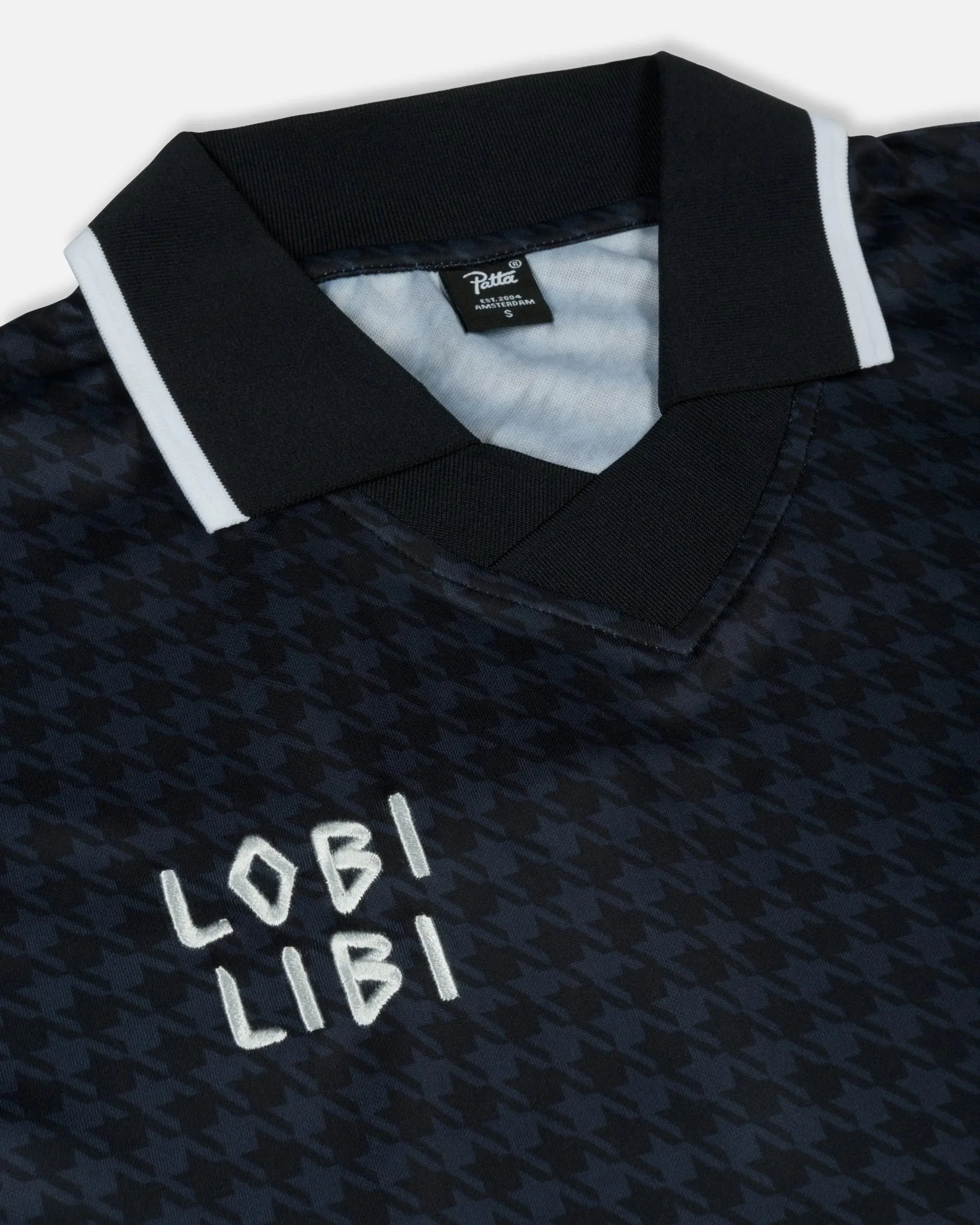 Patta Houndstooth Football Jersey (Ombre Blue) - Image 6