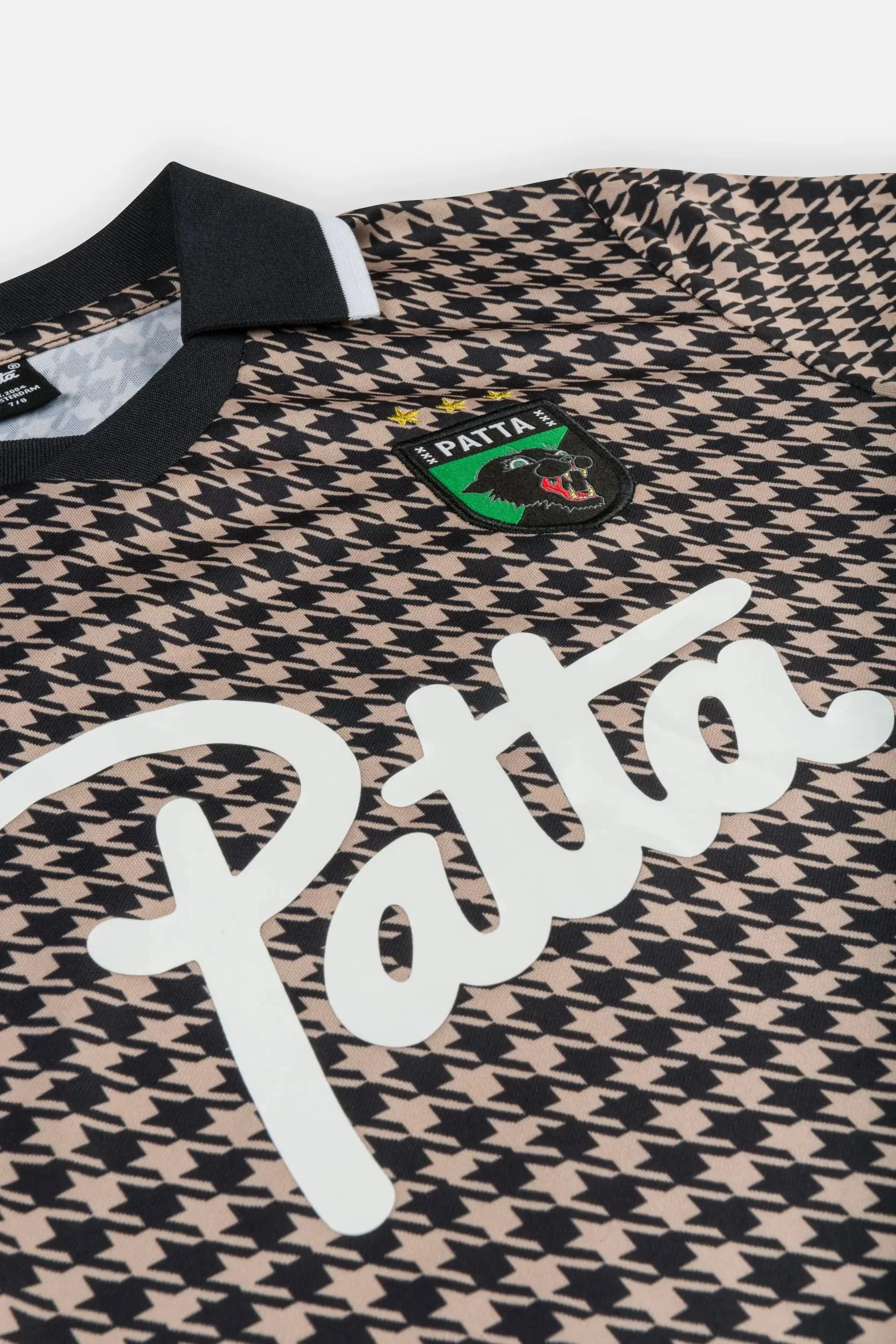 Patta Kids Houndstooth Football Jersey (Irish Cream) - Image 5