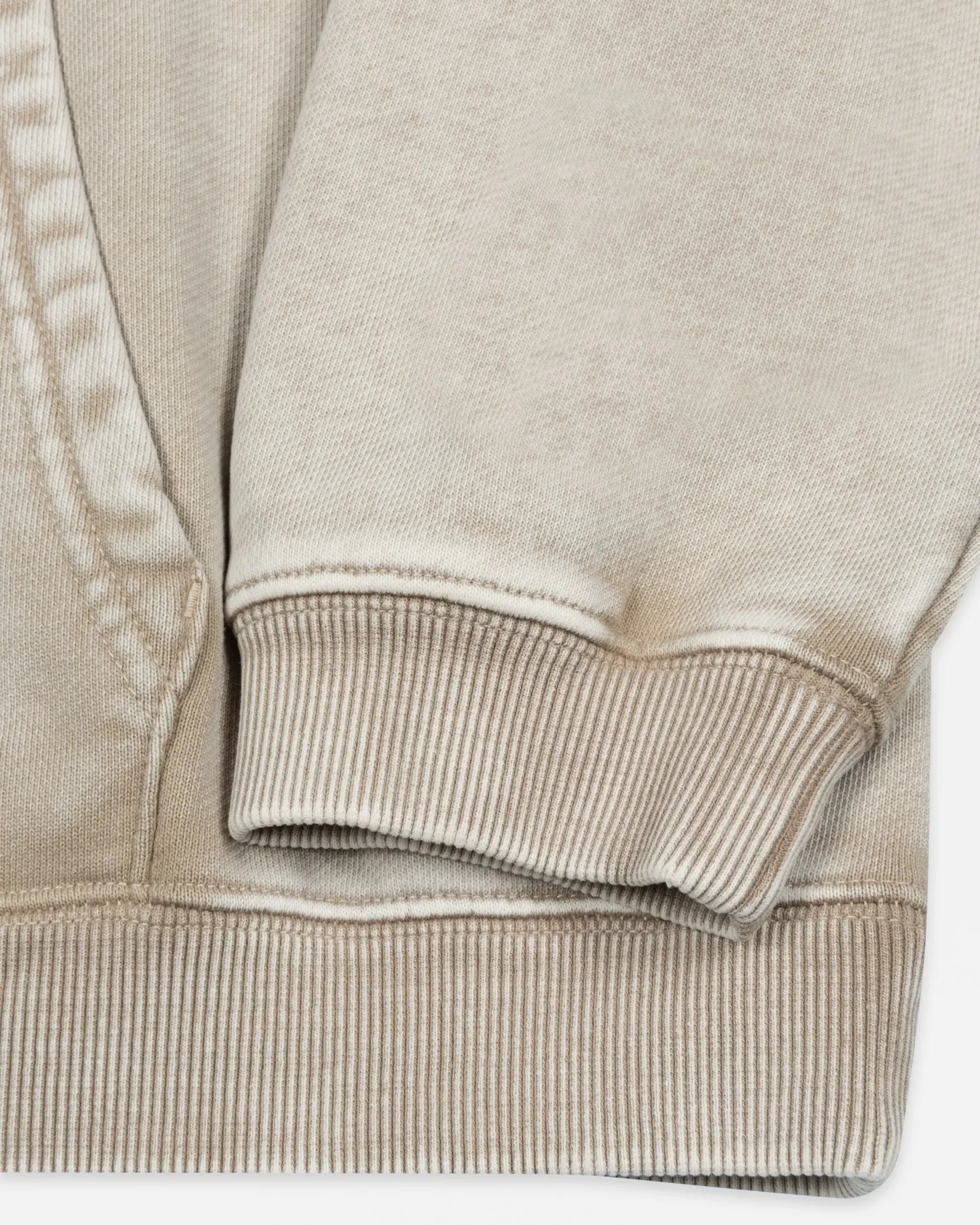 Patta Loopback Logo Zip Hooded Sweater (Irish Cream) - Image 6
