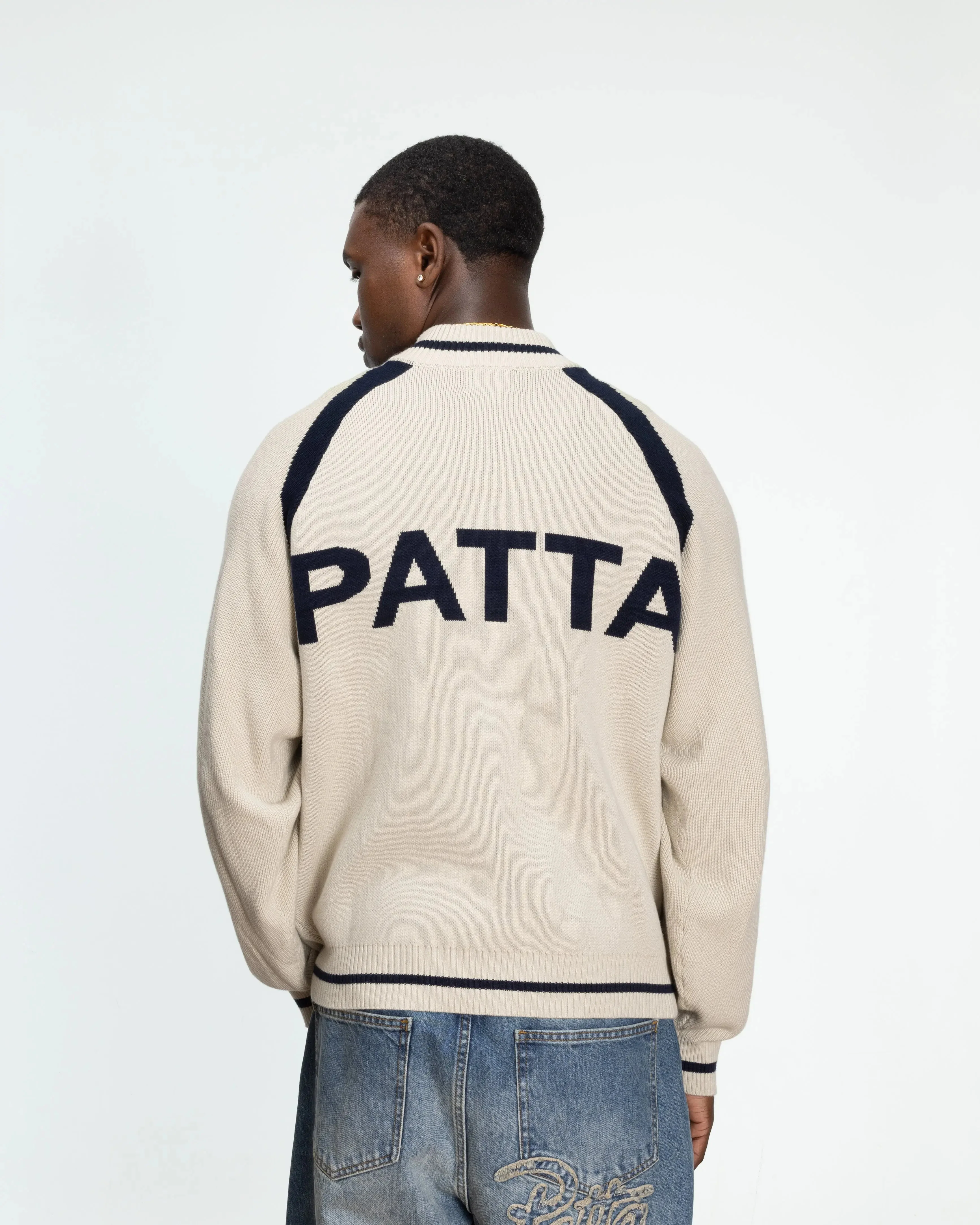 Patta Track Top Cardigan (Vaporous Grey) - Image 10