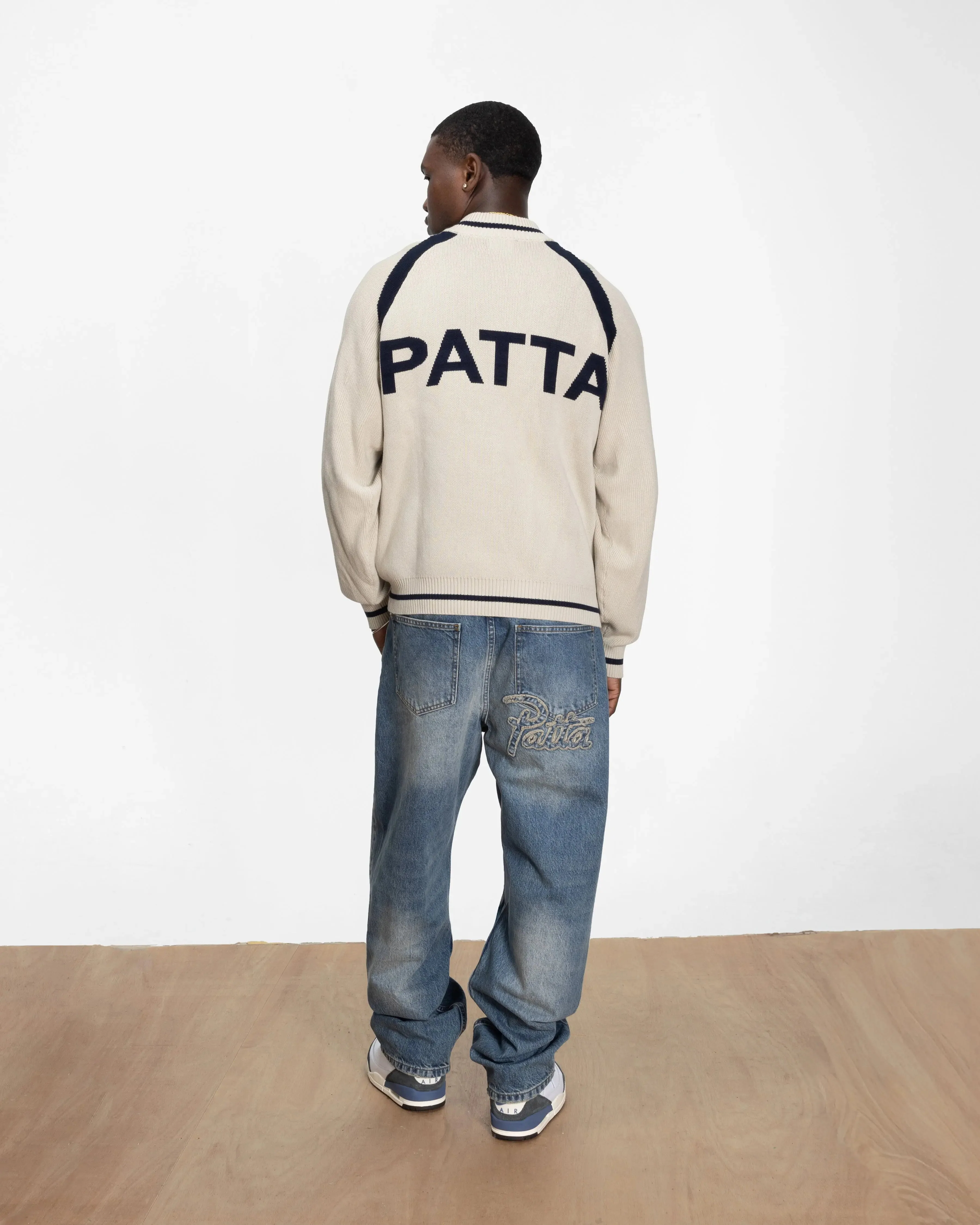 Patta Track Top Cardigan (Vaporous Grey) - Image 6