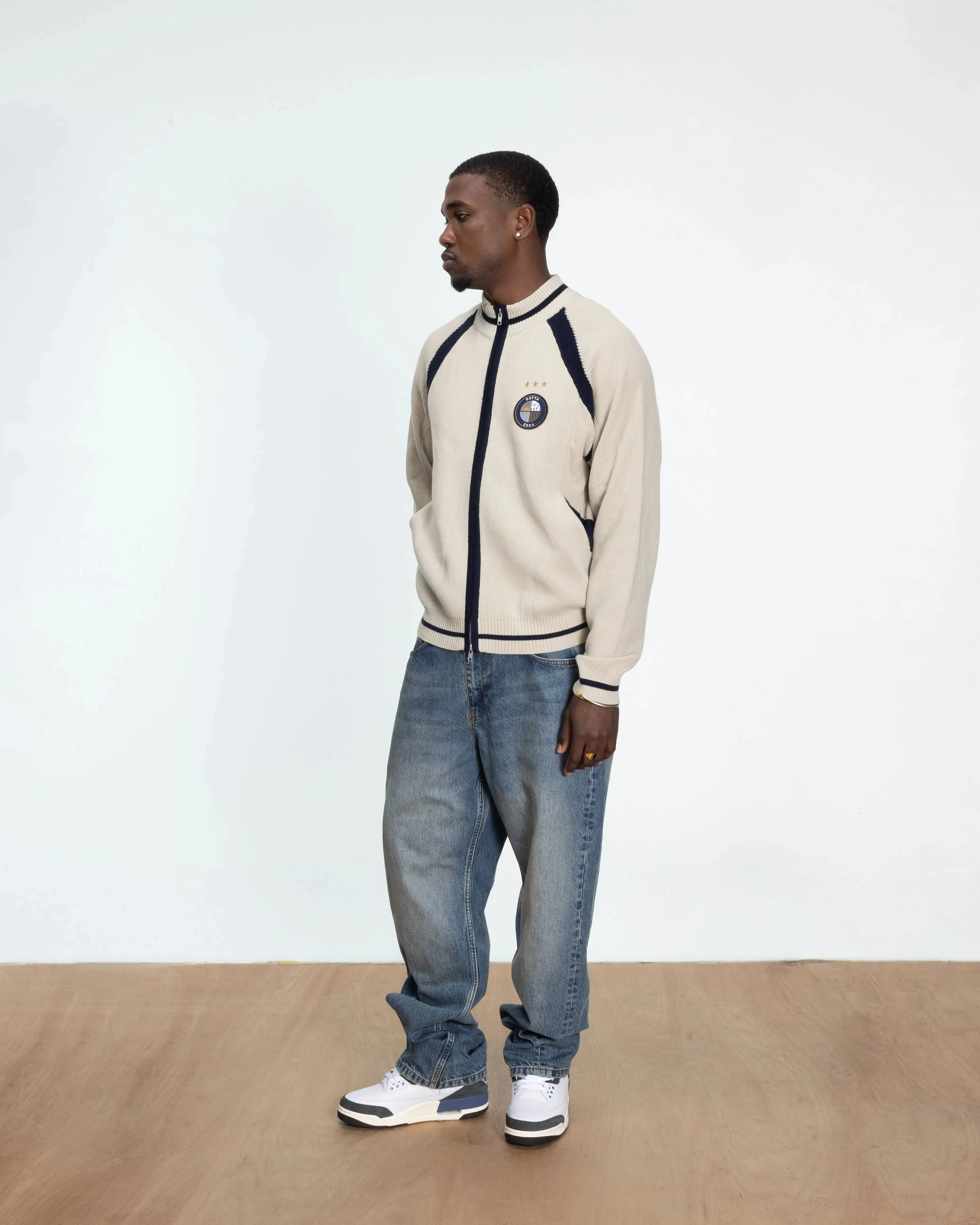 Patta Track Top Cardigan (Vaporous Grey) - Image 9