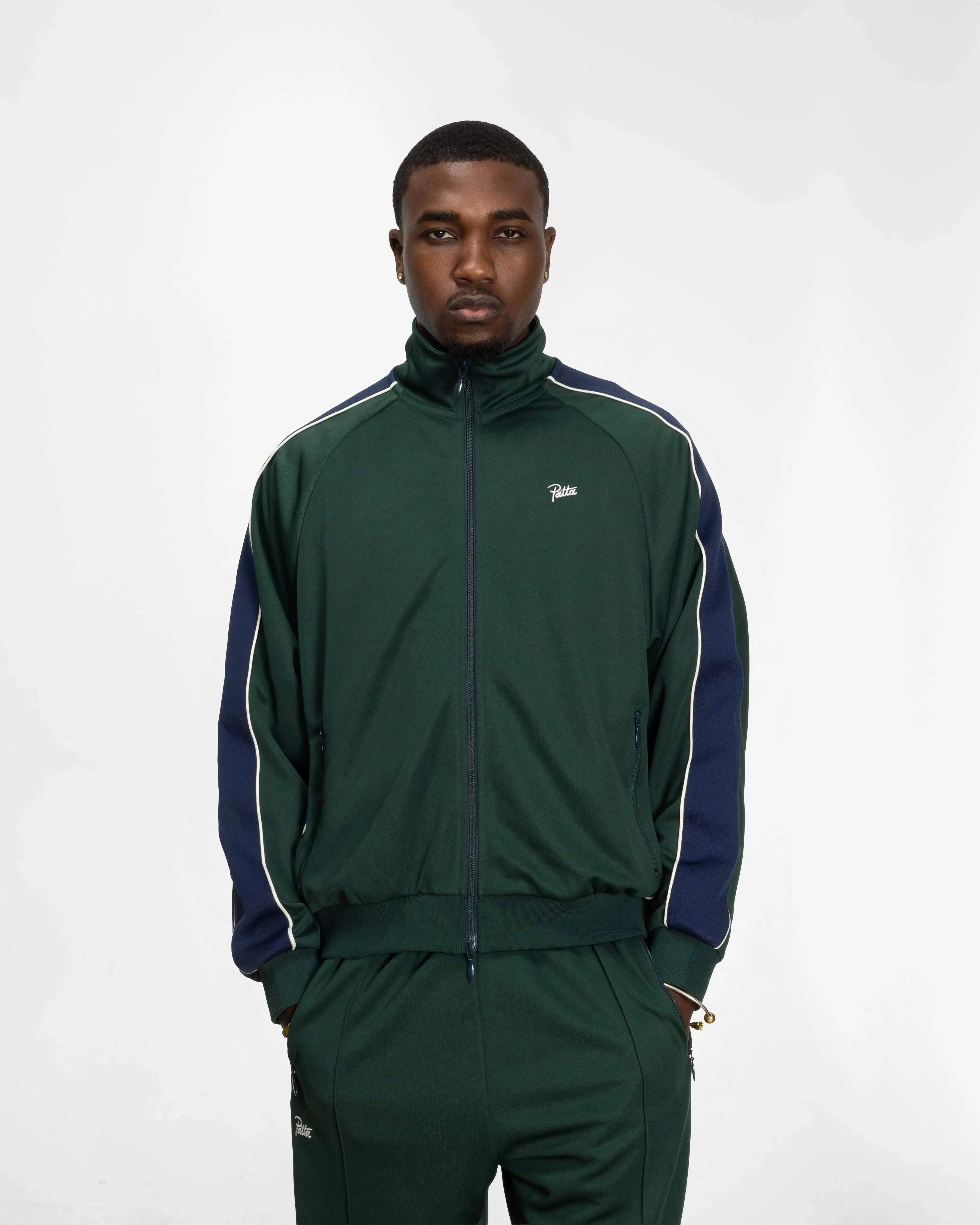 Patta Tricot Track Jacket (Pine Grove) - Image 3