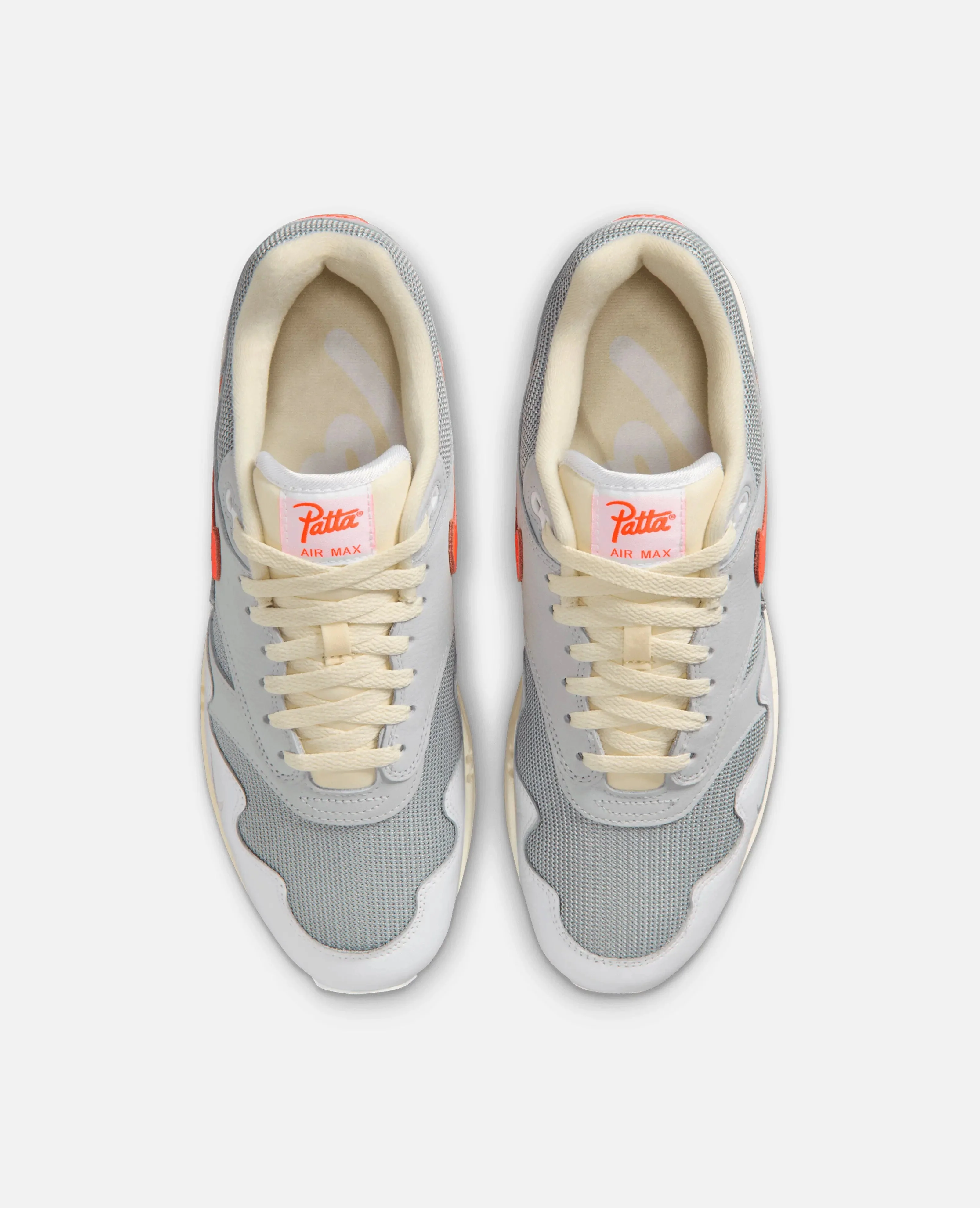 Patta X Nike Air Max 1 / P 'White/Hyper Crimson' - Image 4