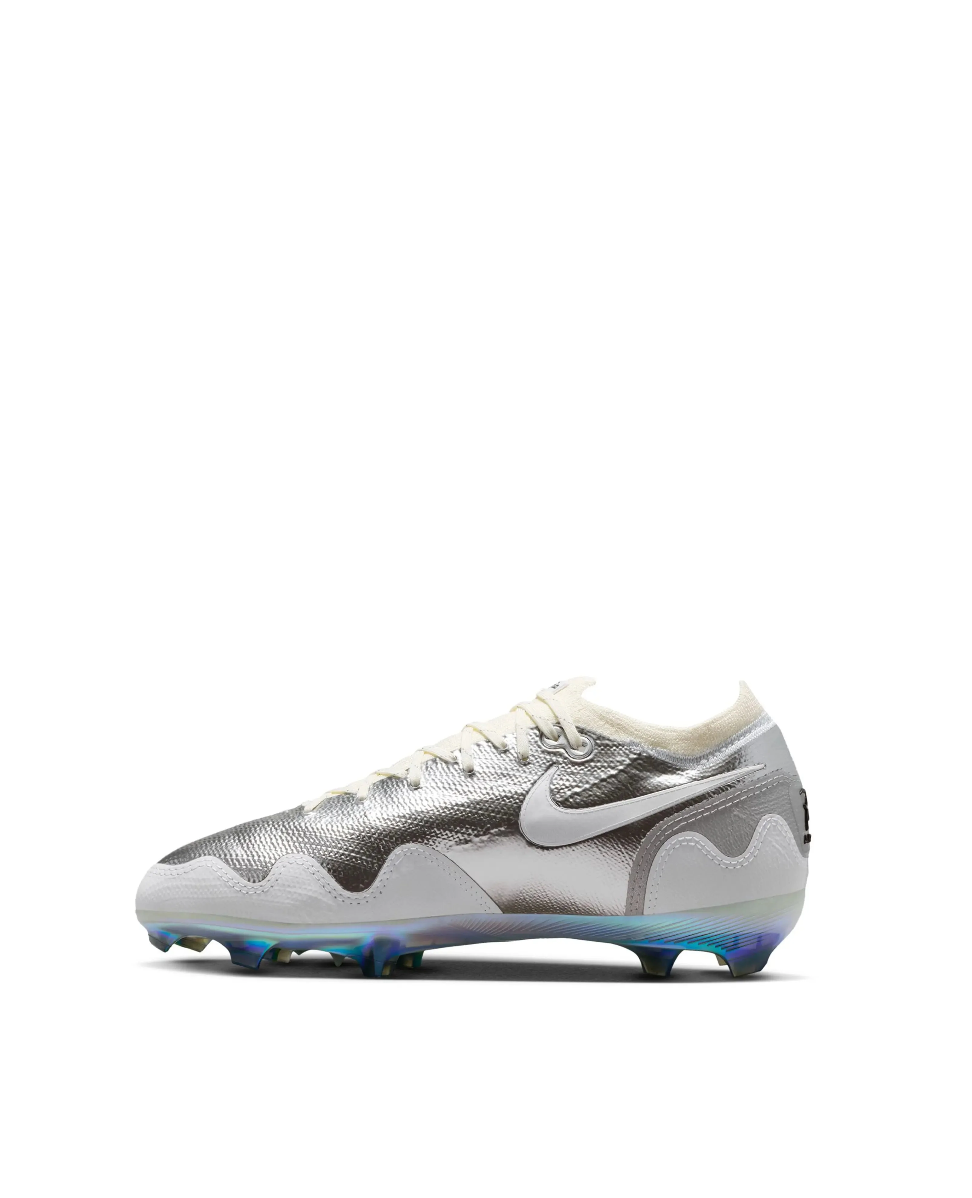 Patta x Nike Mercurial Vapor 16 Elite Kids (Chrome/Black-White) - Image 3